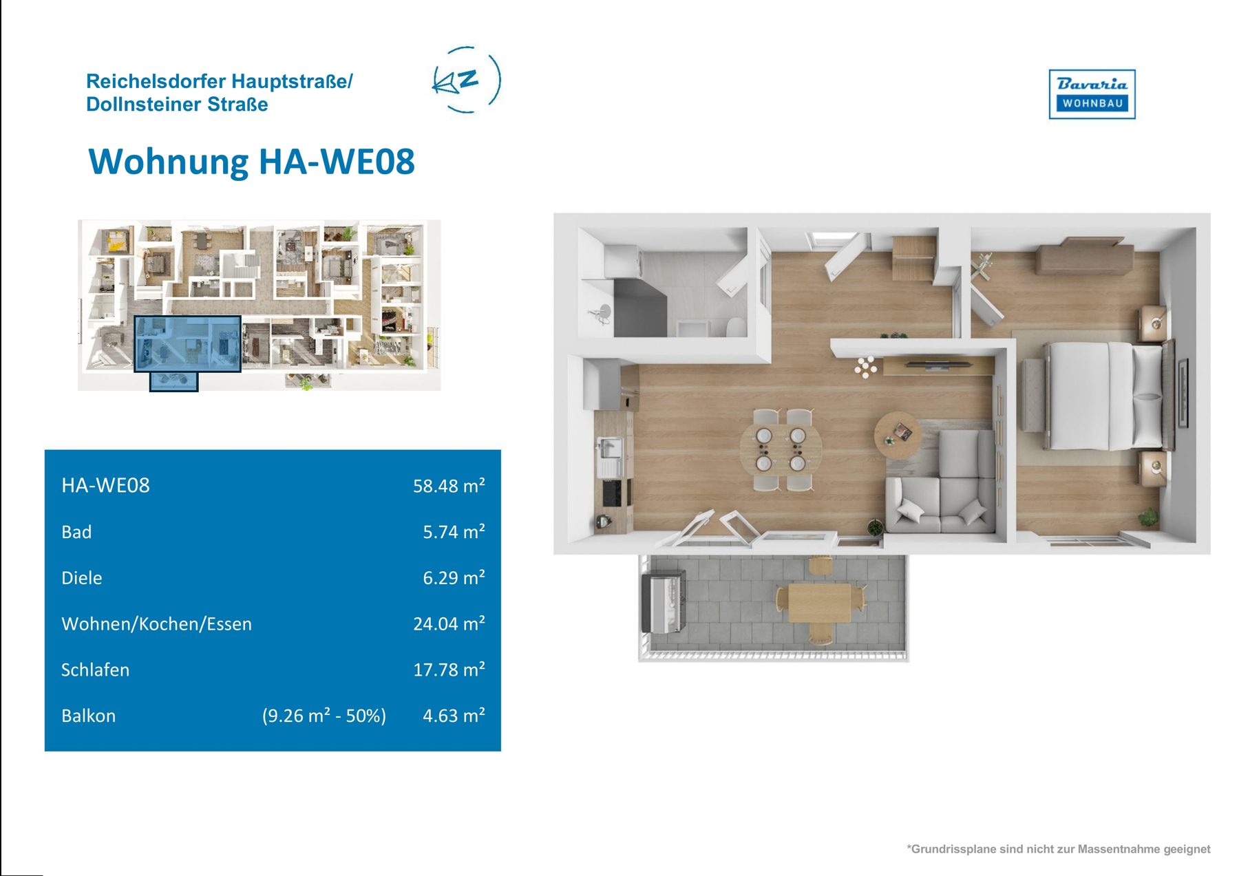 Grundriss Haus A · WE 08, 1. Obergeschoss
