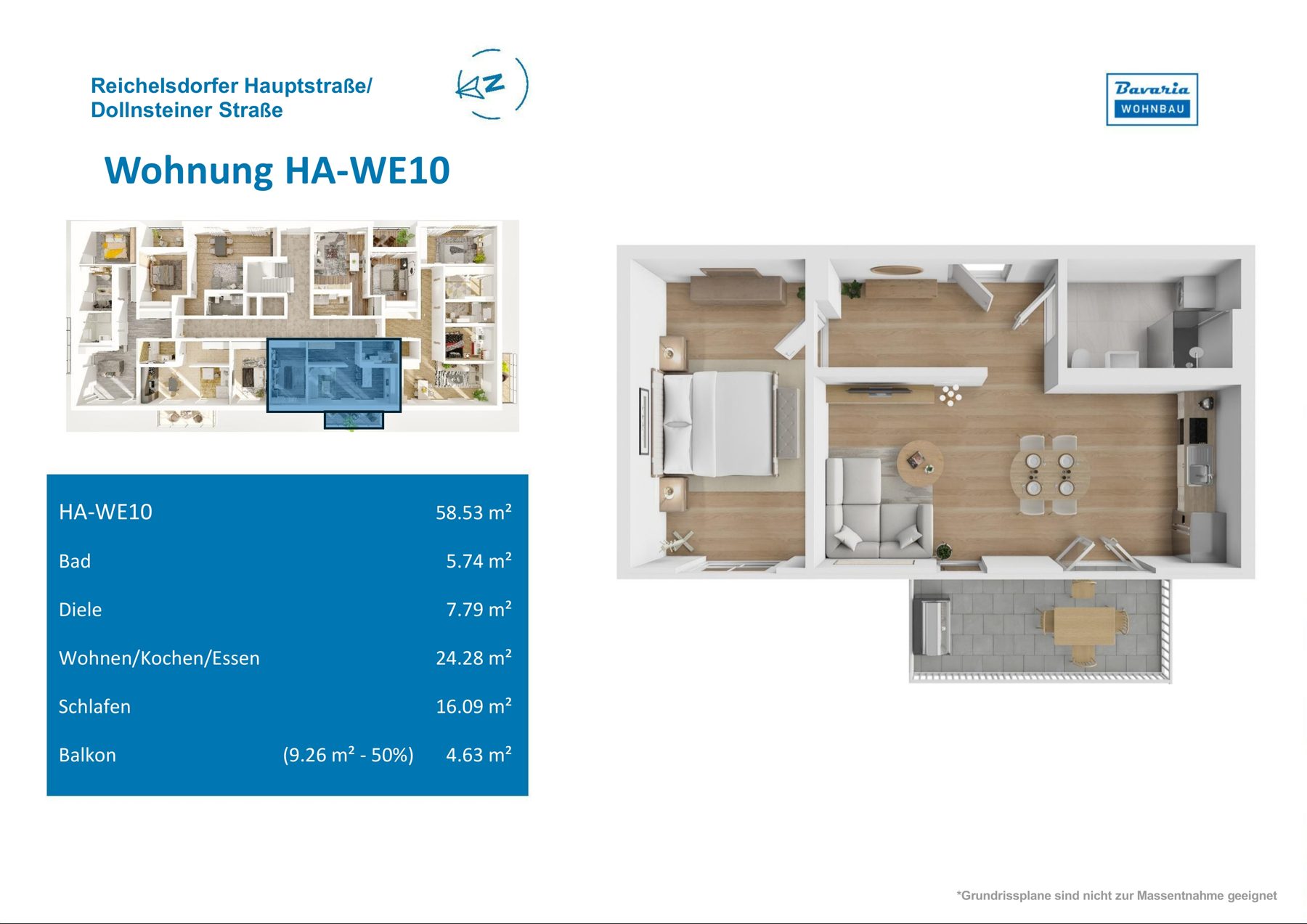 Grundriss Haus A · WE 10, 1. Obergeschoss