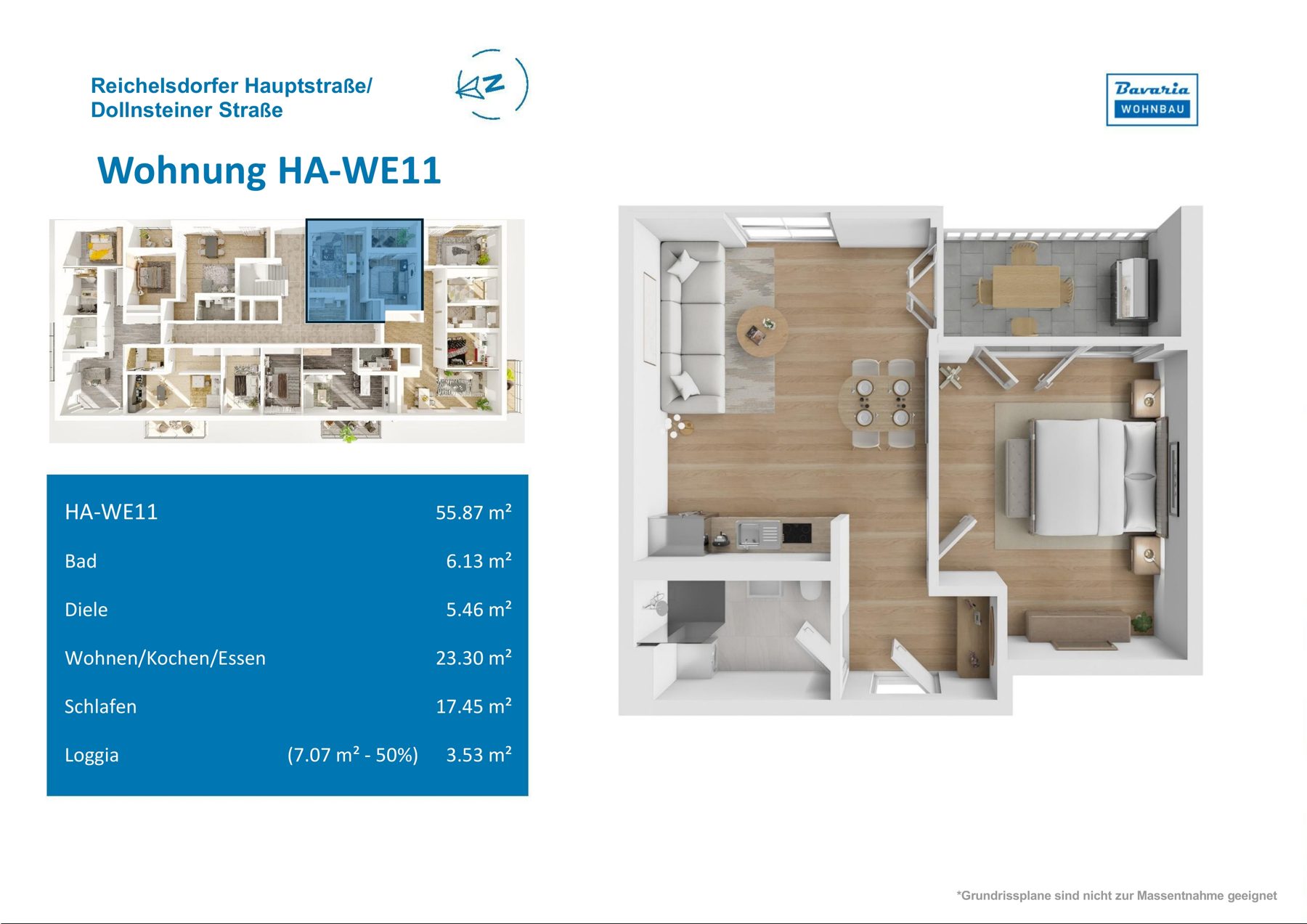 Grundriss Haus A · WE 11, 1. Obergeschoss
