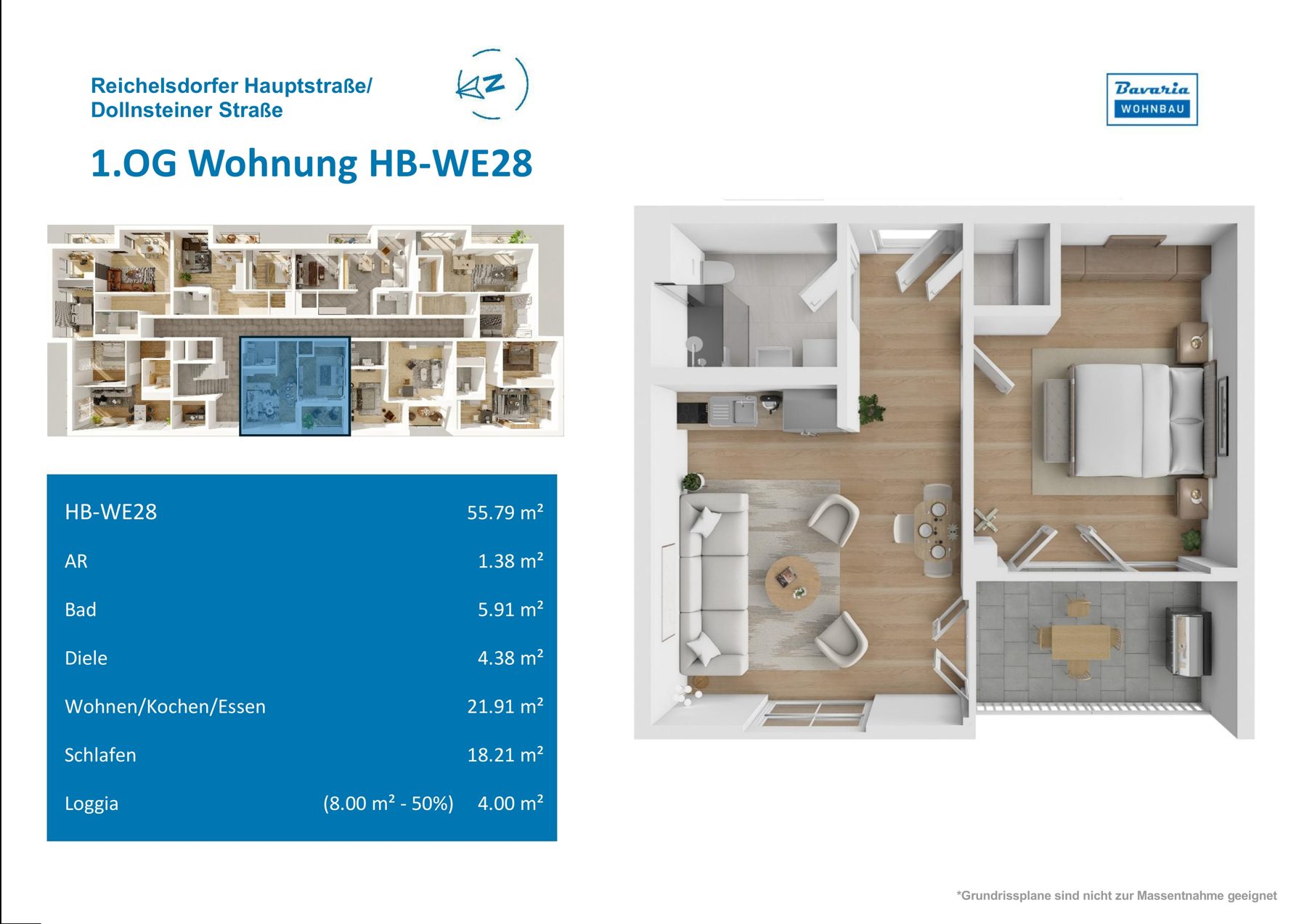 Grundriss Haus B · WE 28, 1. Obergeschoss