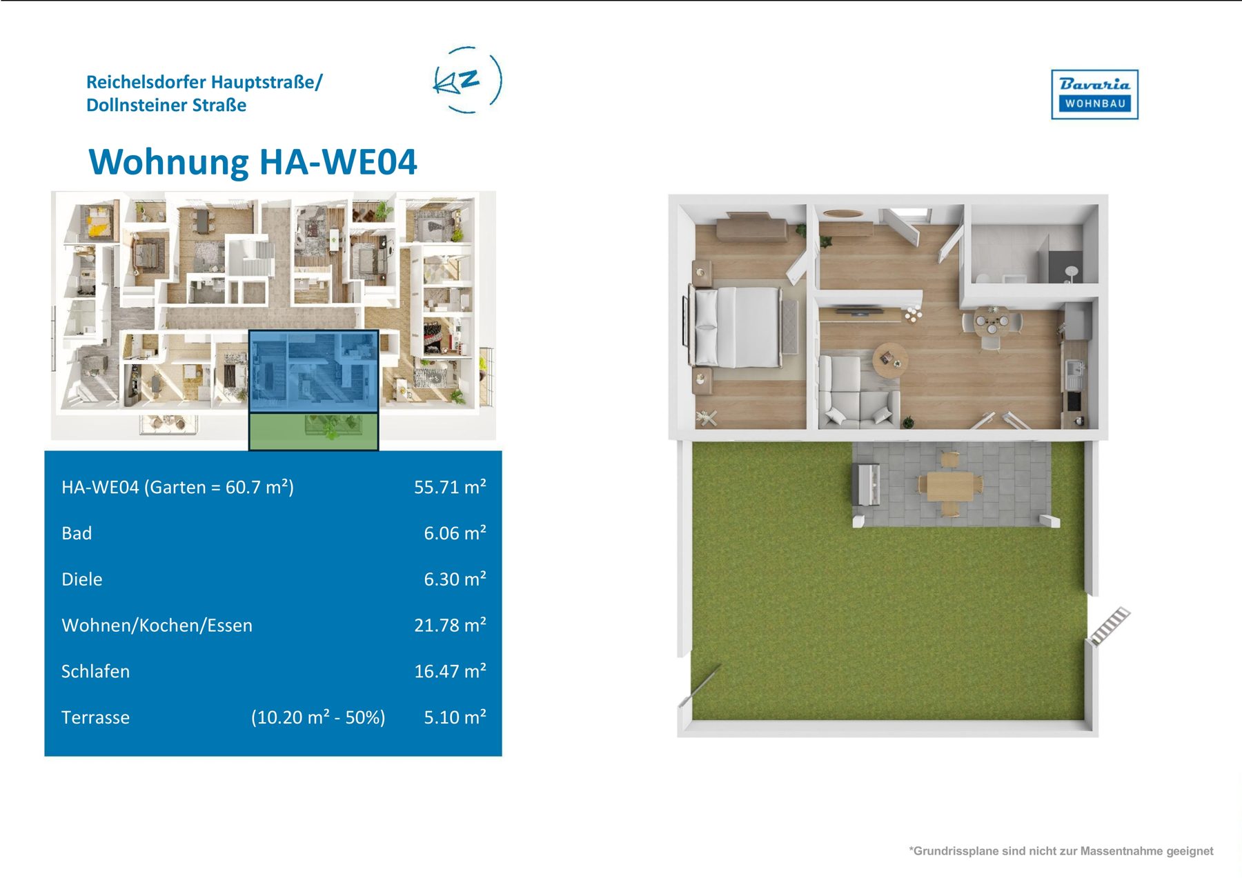 Grundriss Haus A · WE 04, Erdgeschoss