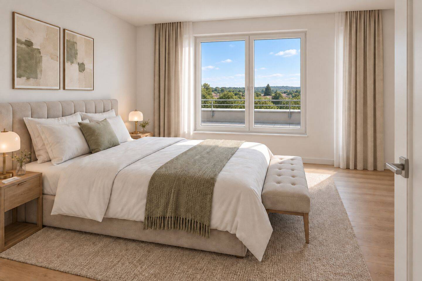 Schlafzimmer — Visualisierung